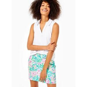Lilly Pulitzer Blue and Pink Pencil Mini Skirt Resort Wear